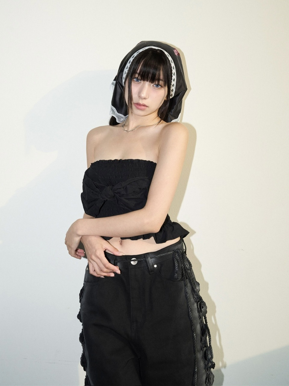 【新品未開封】Cherry-Pattern Scarf & Tote Set CHERRYQUIRI】lace multi scarf | OUR BRAND,CHERRYQUIRI