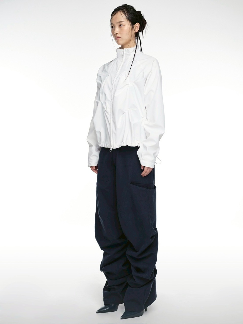 NACHE★韓国★人気★ PINTUCK WIND BREAKER (UNISEX) /追跡あり NACHE】PINTUCK WIND BREAKER (UNISEX) | OUR BRAND,NACHE