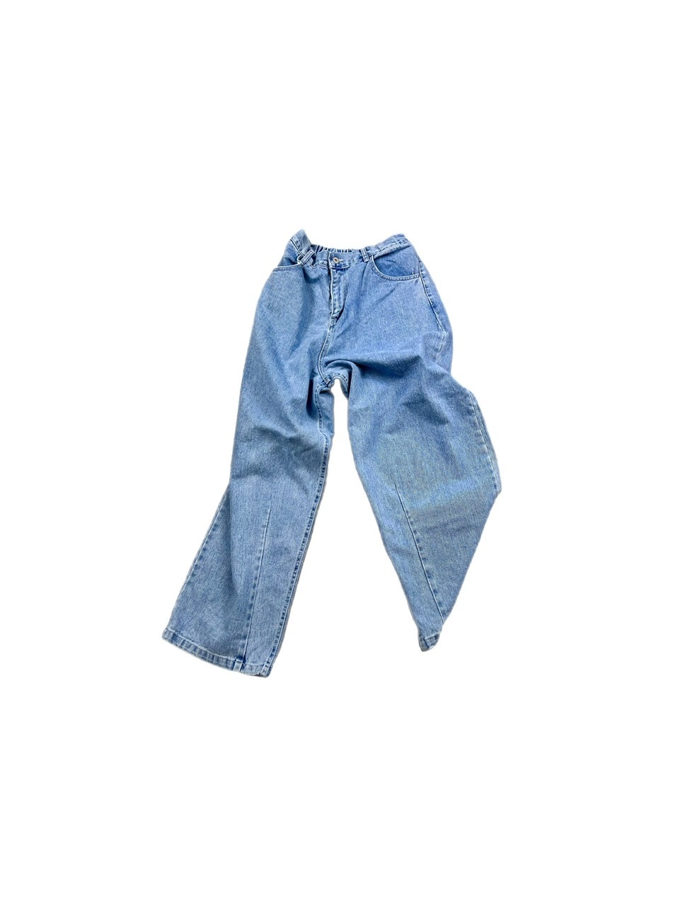 受注制【Chikashitsu +】super wide denim pants (4color)