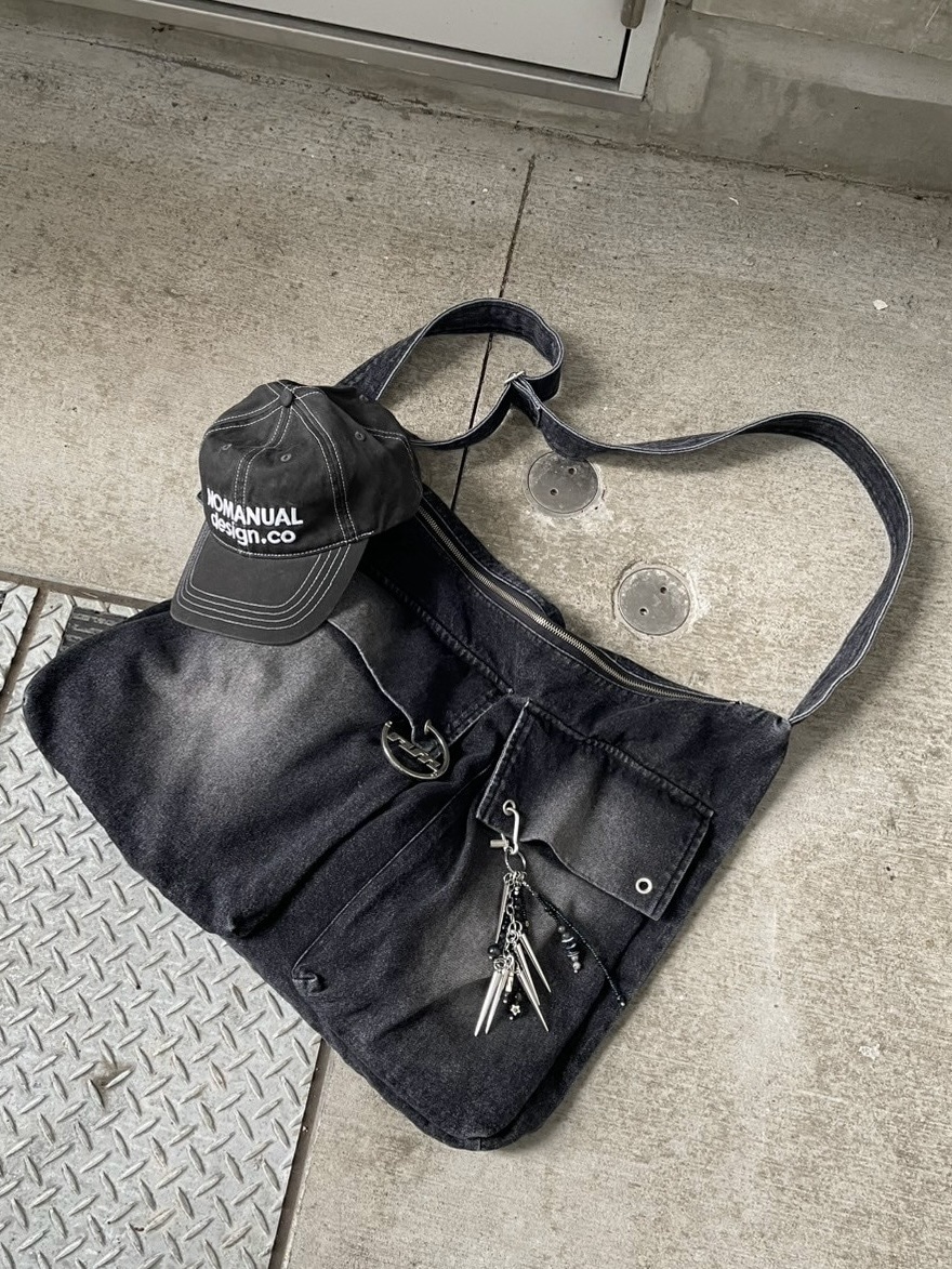 受注制【nmtc +】pocket denim shoulder bag | OUR BRAND,nmtc +,BAG