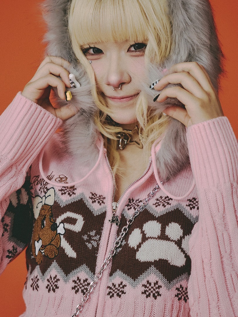 GALFY】らぶりぃ！ニットパーカー / 【ガルフィー】ツイストニット