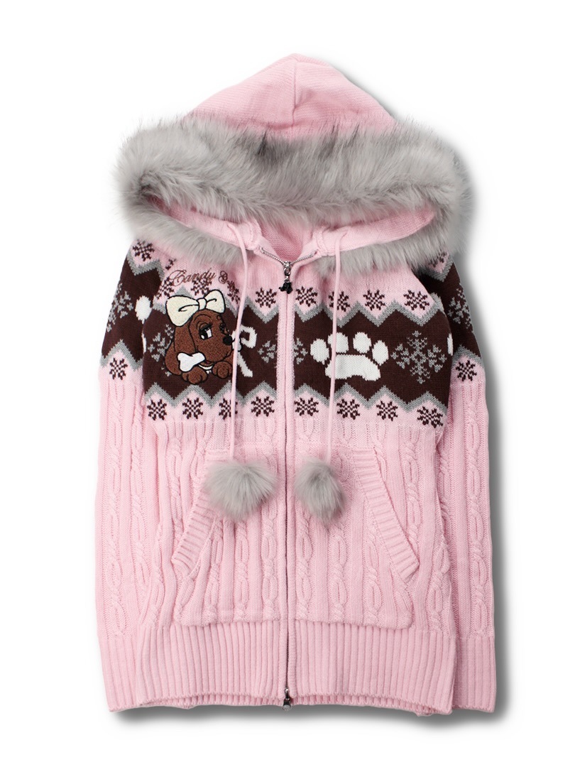 GALFY】らぶりぃ！ニットパーカー / 【ガルフィー】ツイストニット