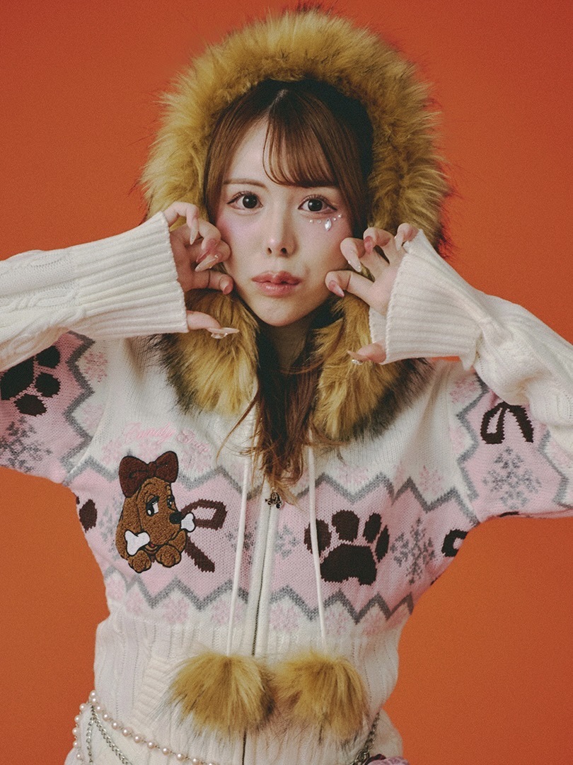 GALFY】らぶりぃ！ニットパーカー / 【ガルフィー】ツイストニット