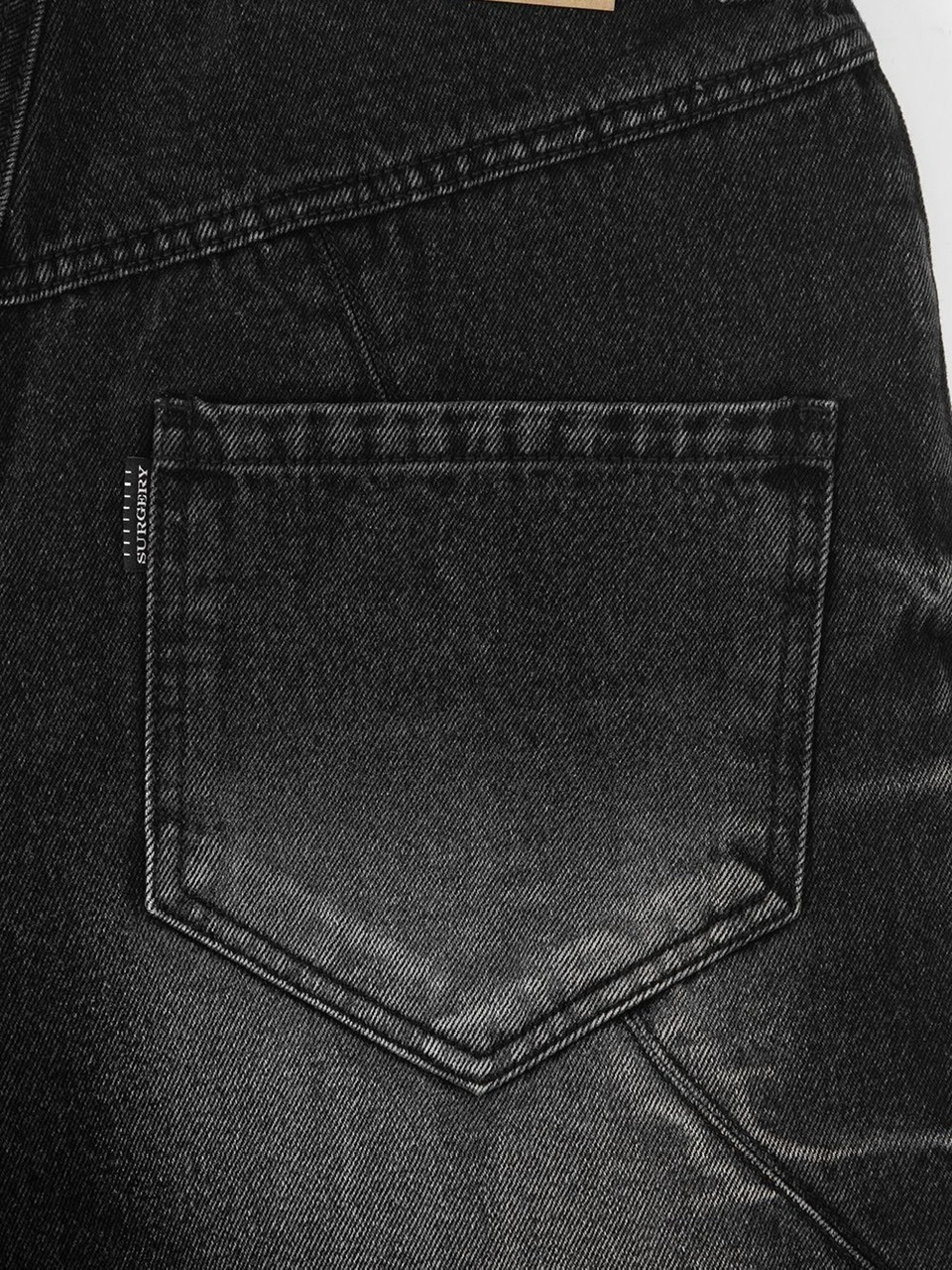 【SURGERY】surgery sutured wide denim pants