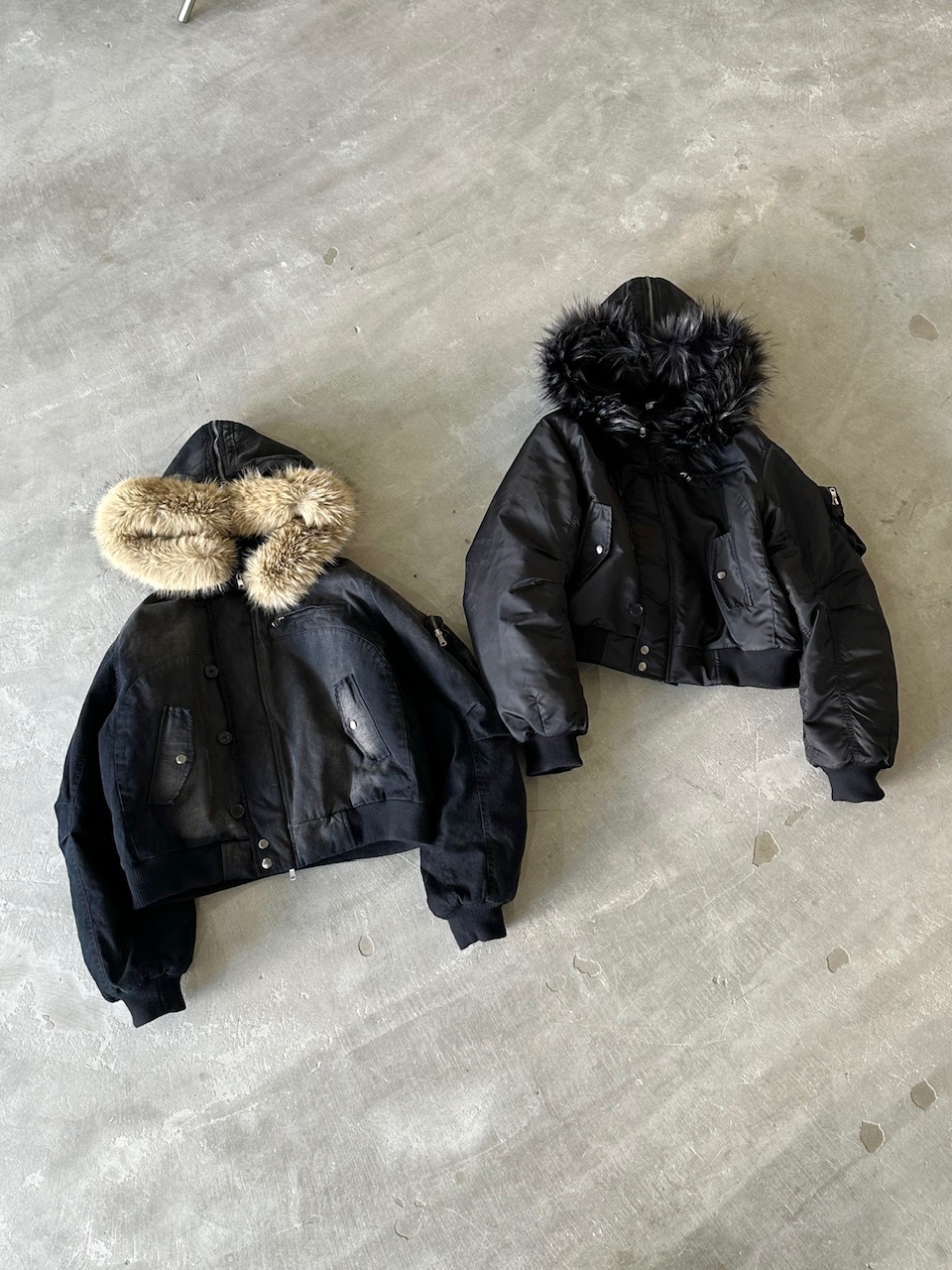 【超人気】Chikashitsu + N2B ミリタリーアウター　Black 超人気】Chikashitsu + N2B ミリタリーアウター Black - メルカリ