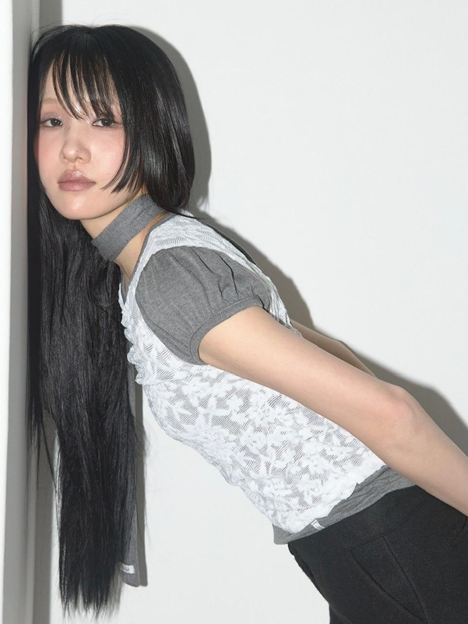 FANCY CLUB】LACE SHIRRING TOP & SCARF | OUR BRAND,FANCY CLUB FANCY CLUB】LACE SHIRRING TOP & SCARF | OUR BRAND,FANCY CLUB