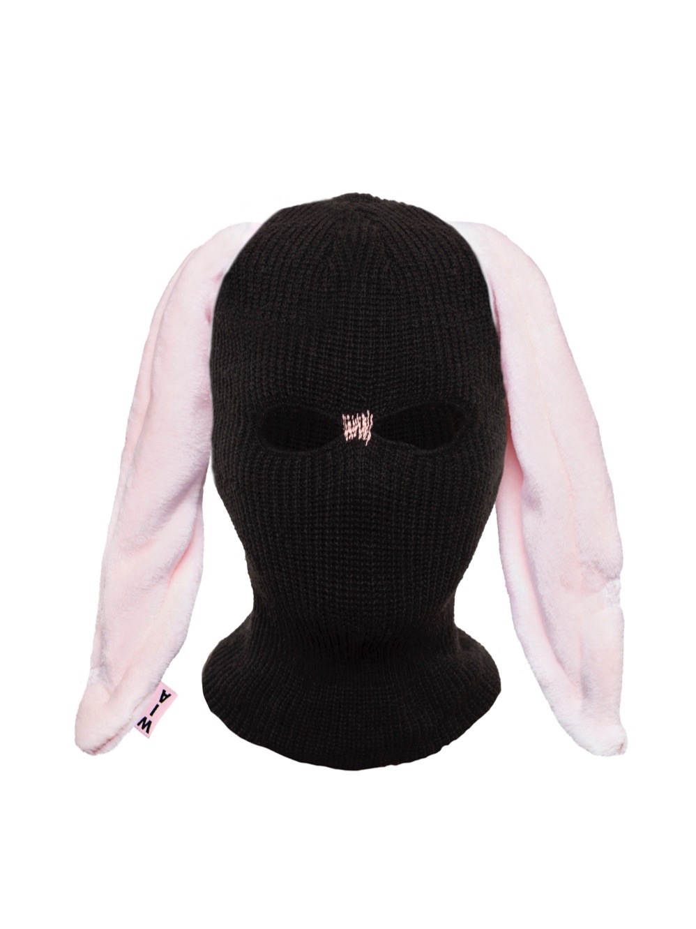 【W.I.A】HIDDEN PINK RABBIT BALACLAVA