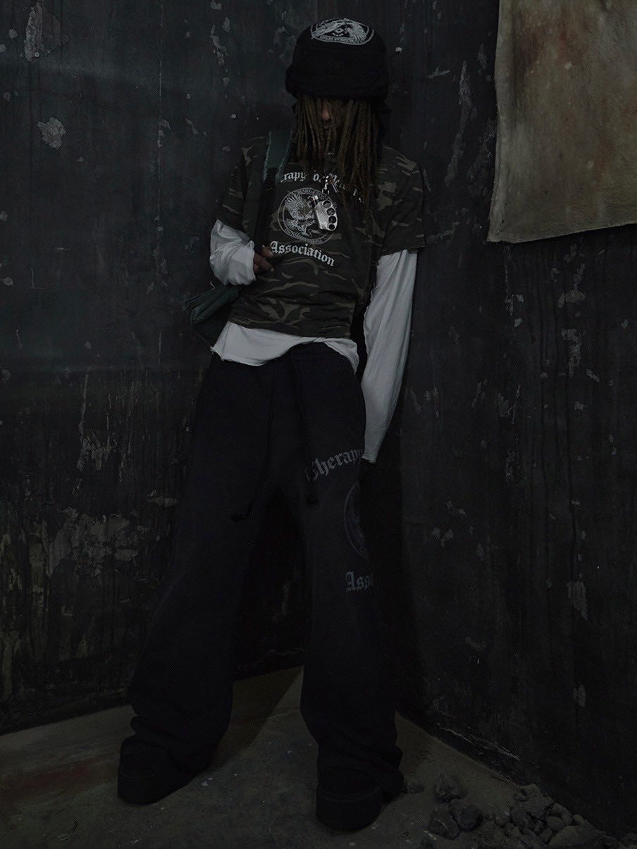 ●SUNDAYOFFCLUB● Vintage Wide Leg Sweatpants SUNDAY OFF CLUB】Vintage Wide Leg Sweatpants | OUR BRAND
