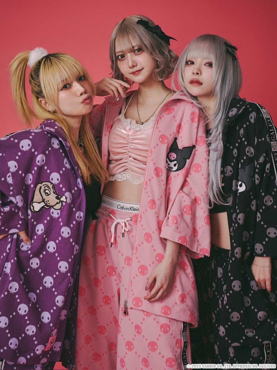 GALFY×KUROMI】ドクロだらけ夏セットアップ | OUR BRAND,GALFY