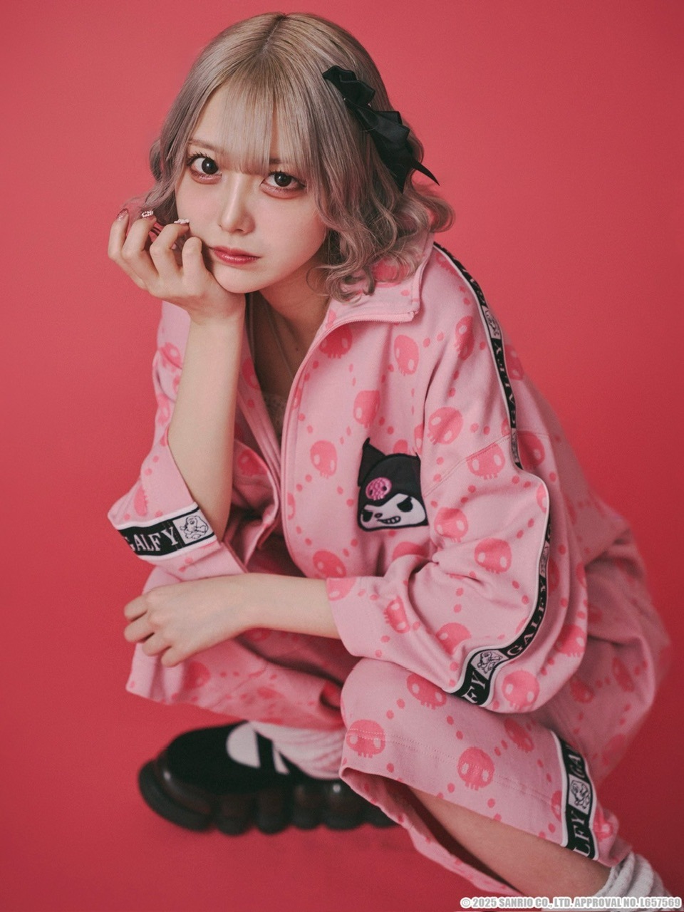 GALFY×KUROMI】ドクロだらけ夏セットアップ | OUR BRAND,GALFY