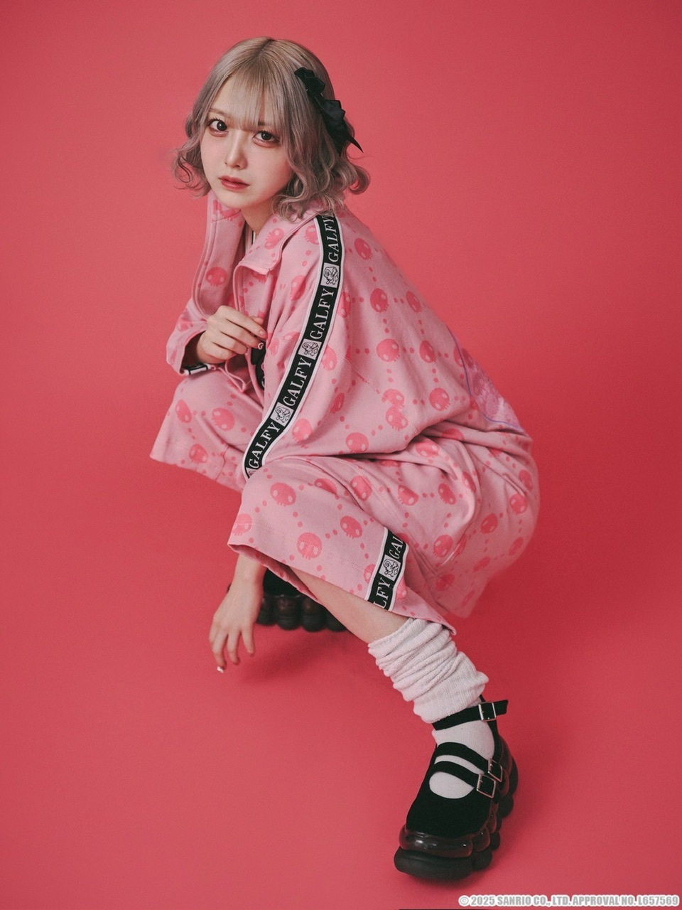 GALFY×KUROMI】ドクロだらけ夏セットアップ | OUR BRAND,GALFY