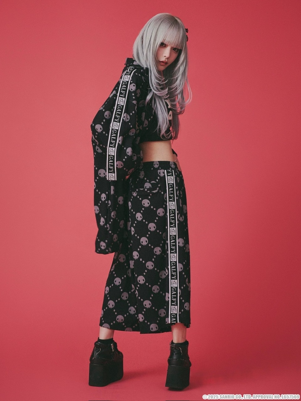 GALFY×KUROMI】ドクロだらけ夏セットアップ | OUR BRAND,GALFY