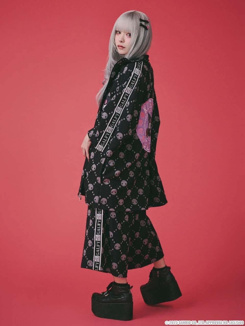 GALFY×KUROMI】ドクロだらけ夏セットアップ | OUR BRAND,GALFY