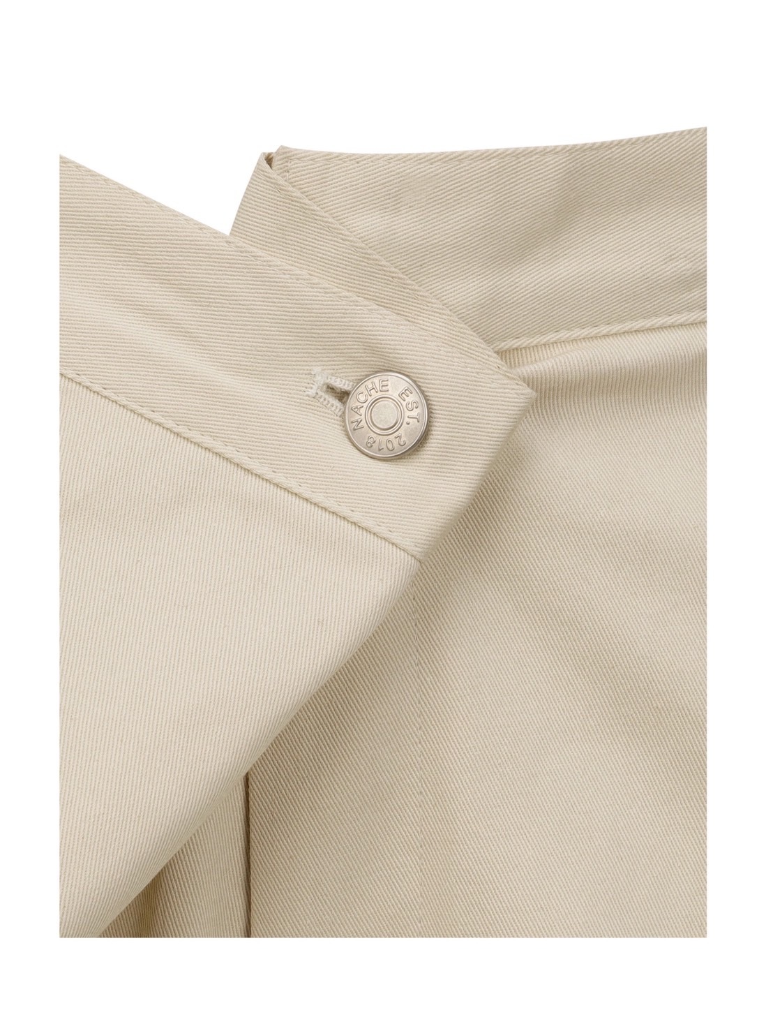 【NACHE】FOLDED WIDE PANTS (UNISEX)