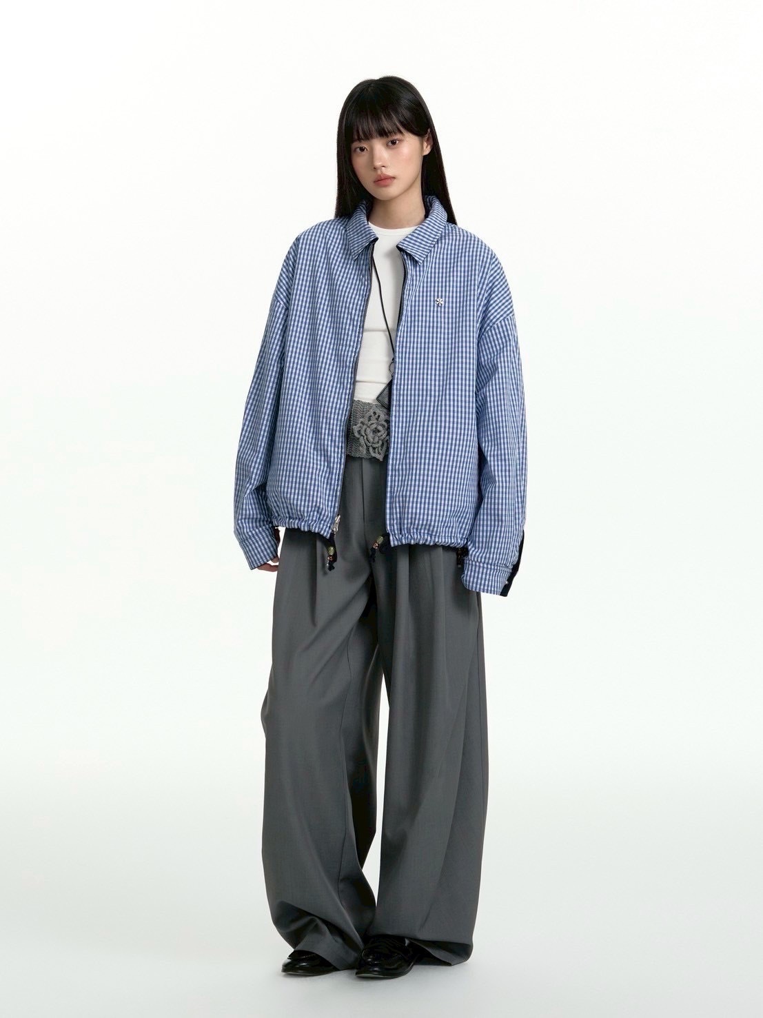 【TGNS】Pleated Drape Trousers / 【ツーガンズ】プリーツドレープシンプルスラックス