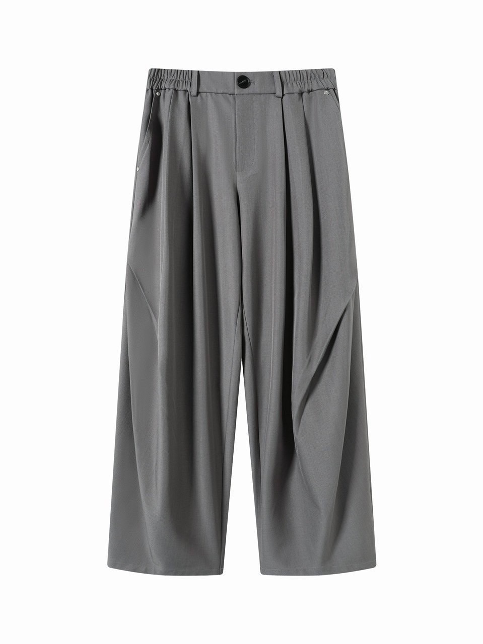 【TGNS】Pleated Drape Trousers / 【ツーガンズ】プリーツドレープシンプルスラックス