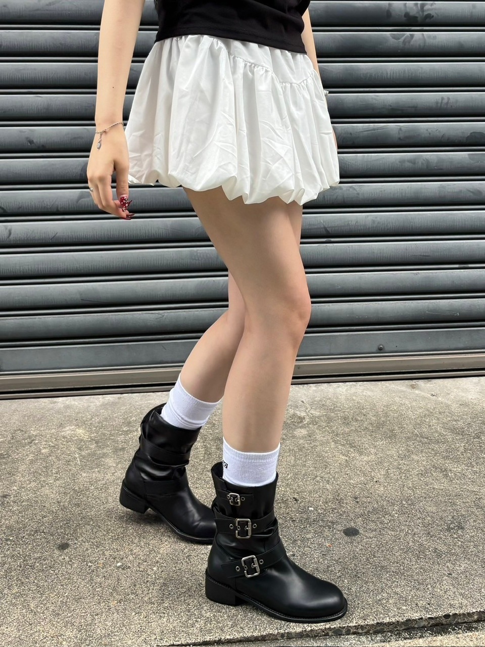 受注制【OaKS】belt strap middle boots | OUR BRAND,OaKS 受注制【OaKS】belt strap middle boots | OUR BRAND,OaKS