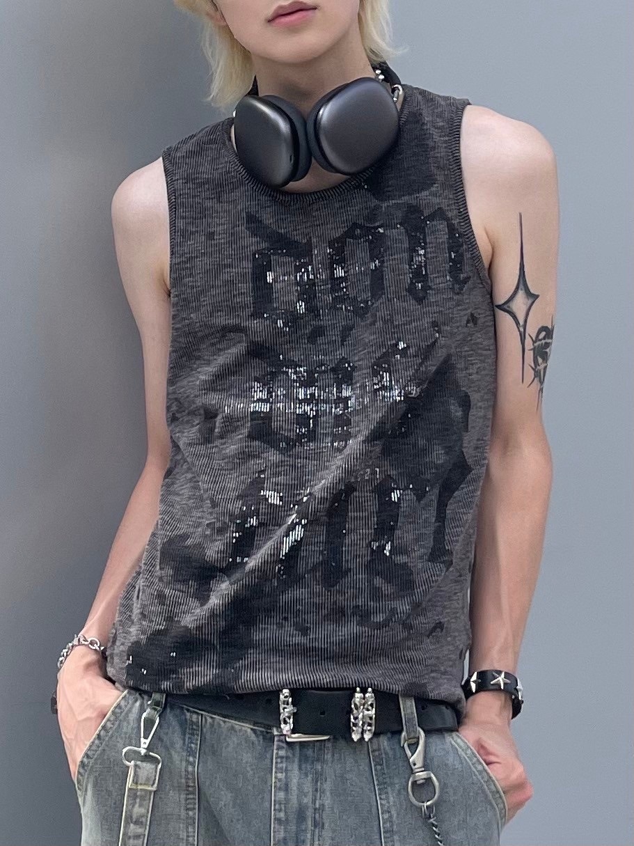 受注制【SUPADA】retro punk tank top (2color) | OUR BRAND,SUPADA