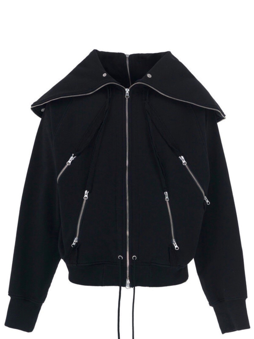 【SURGERY】back-forth sweat jacket