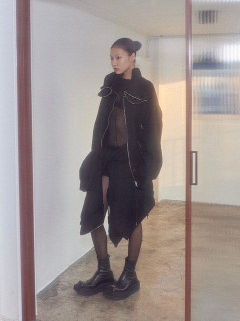 【SURGERY】back-forth sweat jacket