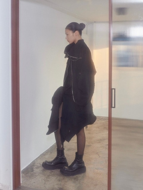 【SURGERY】back-forth sweat jacket