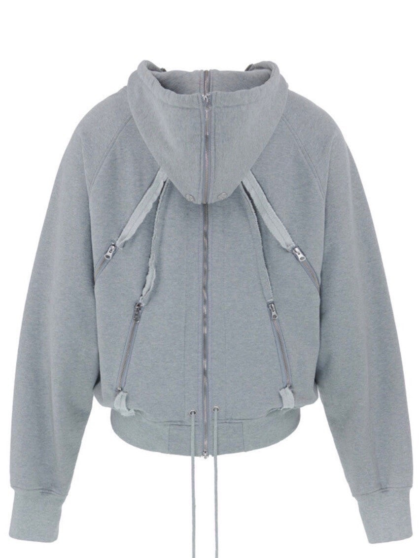 【SURGERY】back-forth sweat jacket