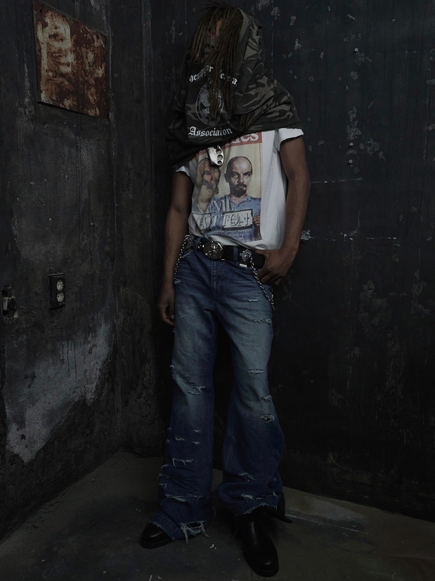 ★SUNDAYOFFCLUB★ `RAVAGE` FLARED DENIM SUNDAY OFF CLUB】RAVAGE Flared Denim | OUR BRAND,SUNDAY OFF