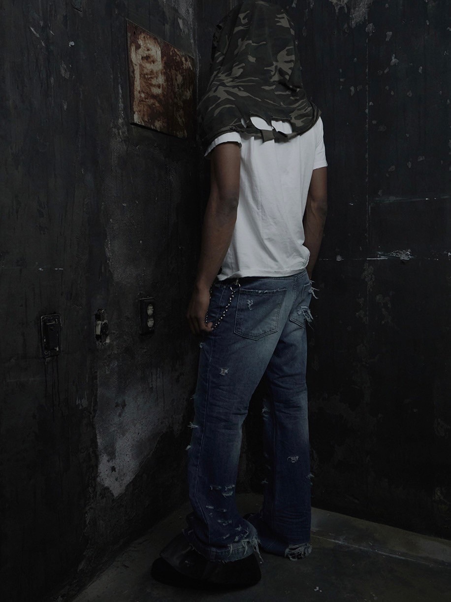 SUNDAY OFF CLUB】RAVAGE Flared Denim | OUR BRAND,SUNDAY OFF CLUB