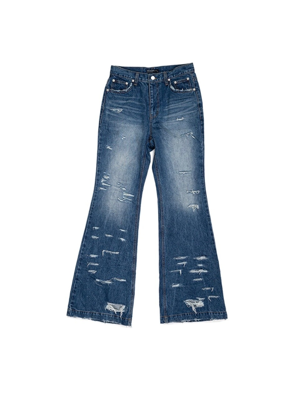 sunday off club コーティングデニム SUNDAY OFF CLUB】RAVAGE Flared Denim | OUR BRAND,SUNDAY OFF