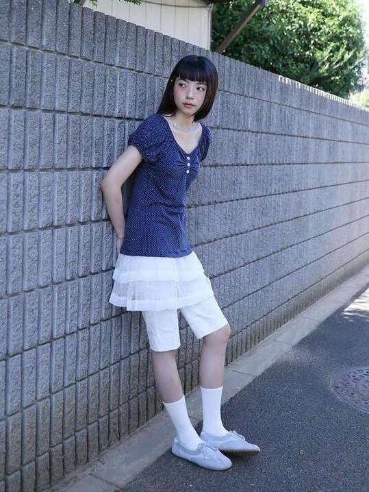 Uglyshadow】DOTTED RUFFLE DRESS / 【アグリーシャドウ】ドット