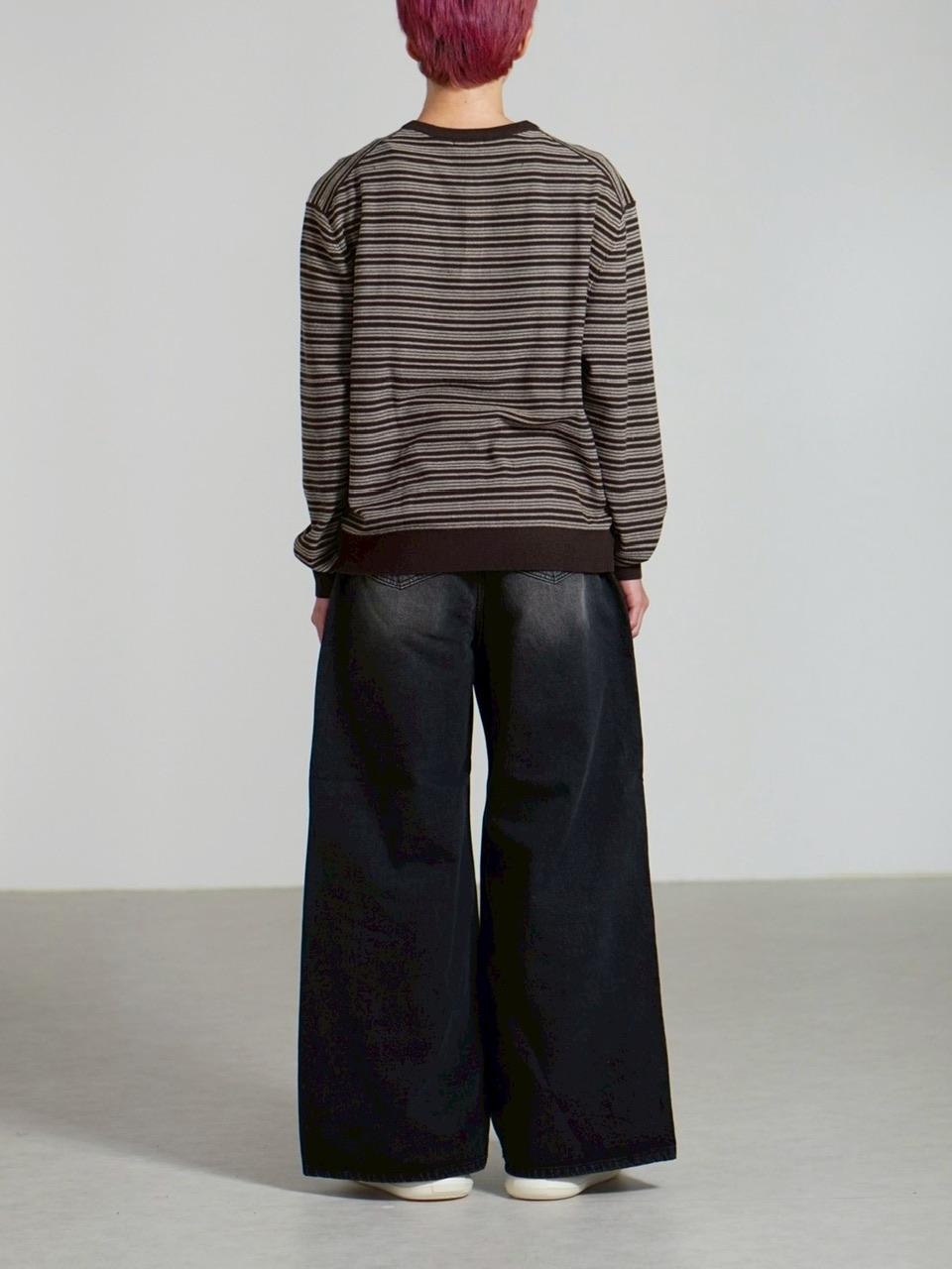 受注制【Chikashitsu +】buggy denim pants / 【チカシツプラス