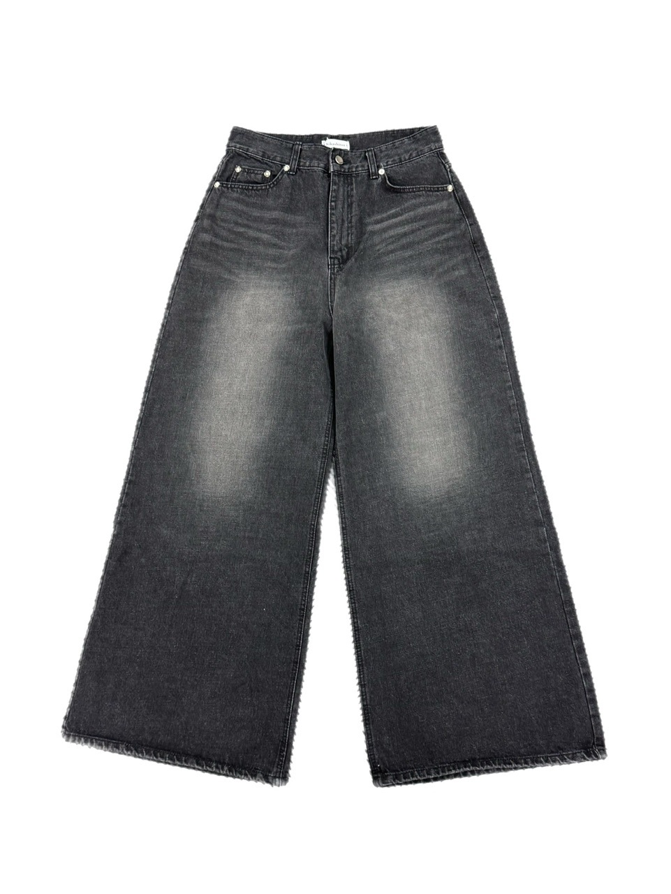 受注制【Chikashitsu +】buggy denim pants / 【チカシツプラス