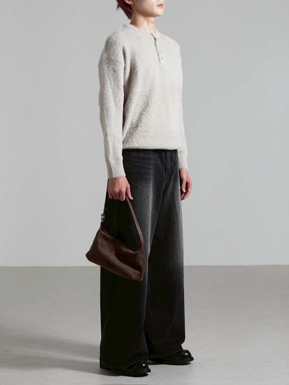 受注制【Chikashitsu +】buggy denim pants / 【チカシツプラス】バギーデニムパンツ