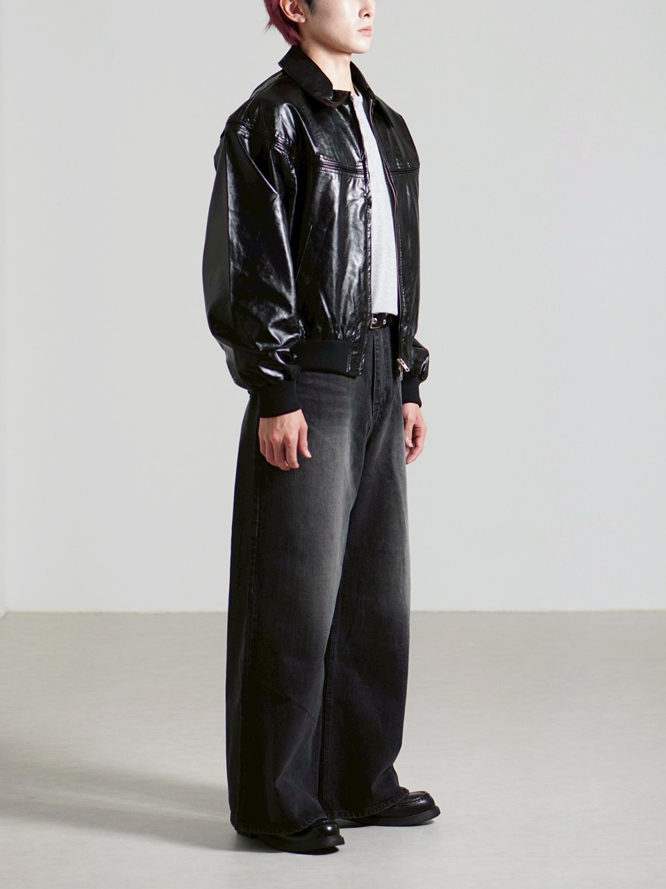 受注制【Chikashitsu +】buggy denim pants / 【チカシツプラス