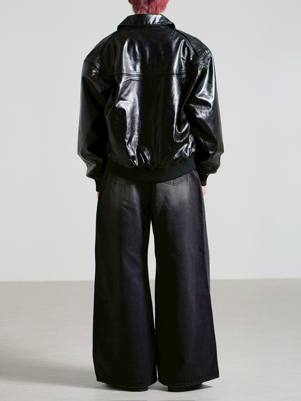 受注制【Chikashitsu +】buggy denim pants / 【チカシツプラス