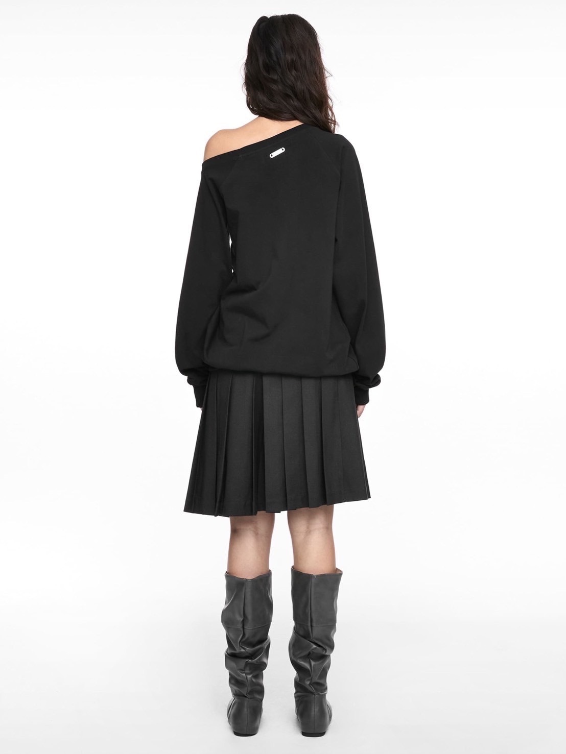 NACHE】MAGNETIC PLEATED MIDI SKIRT | OUR BRAND,NACHE | PRESSING