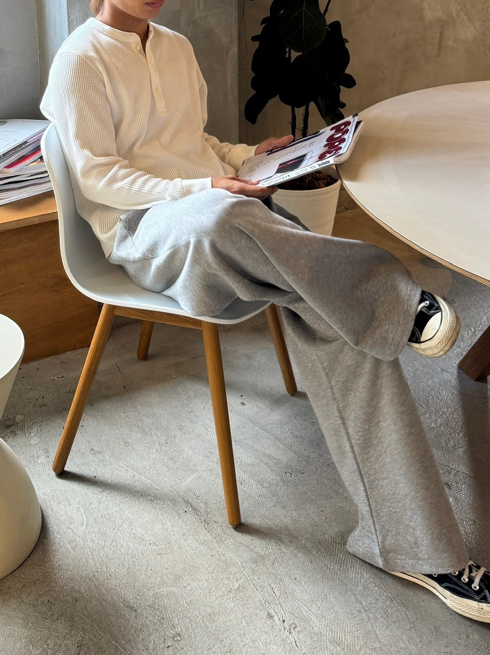 受注制【RENOL】stitch sweat pants