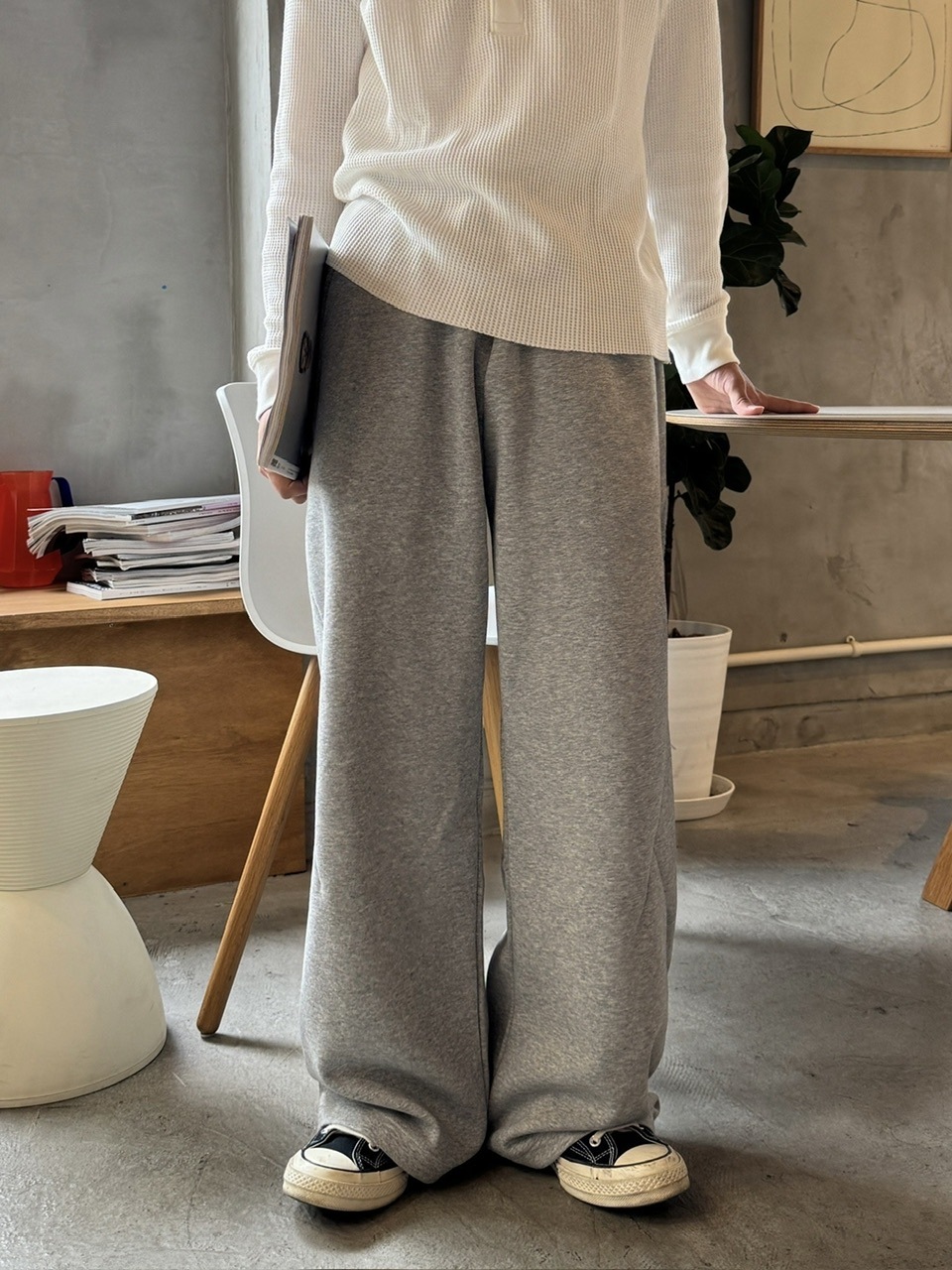 受注制【RENOL】stitch sweat pants