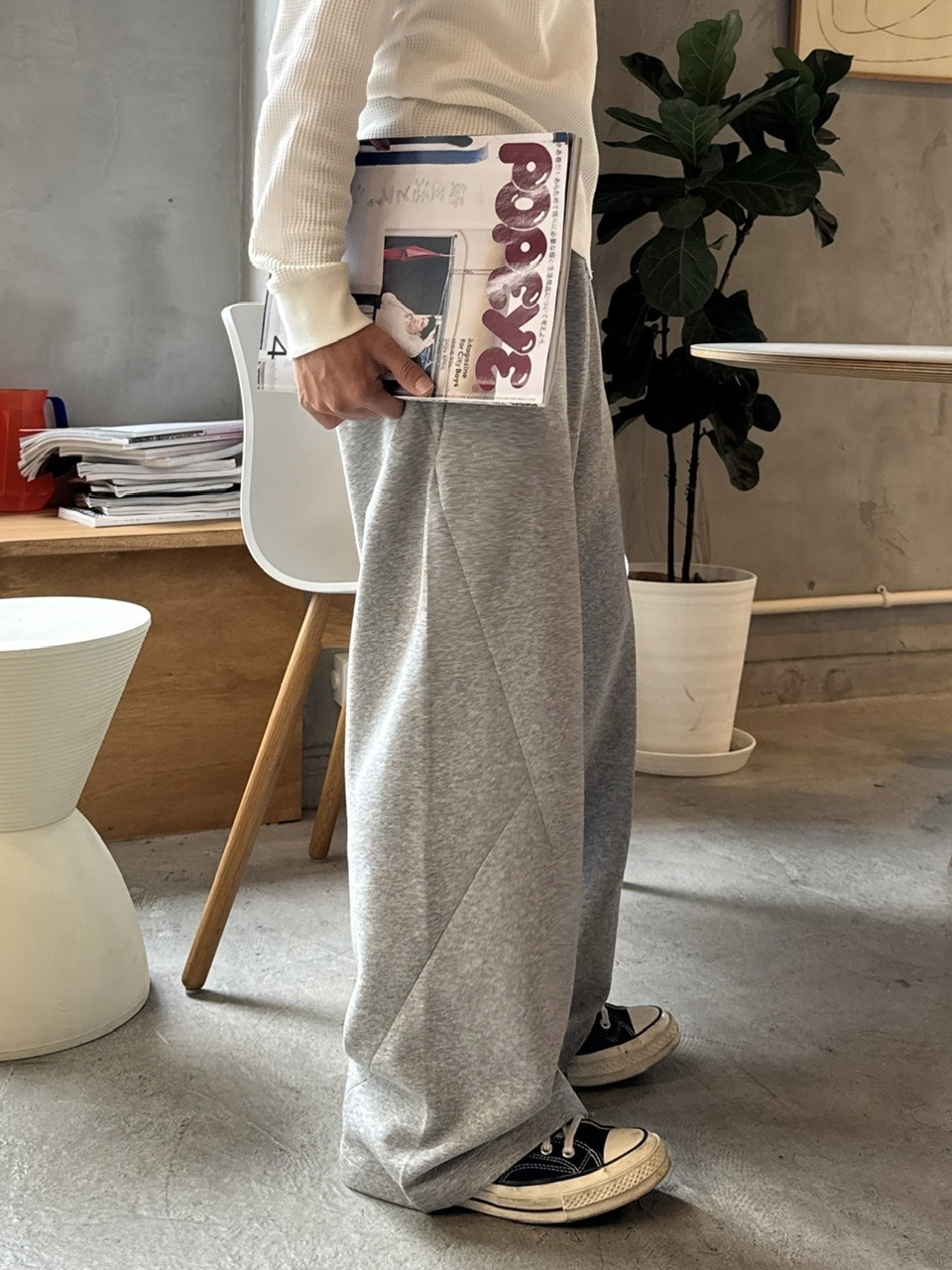 受注制【RENOL】stitch sweat pants