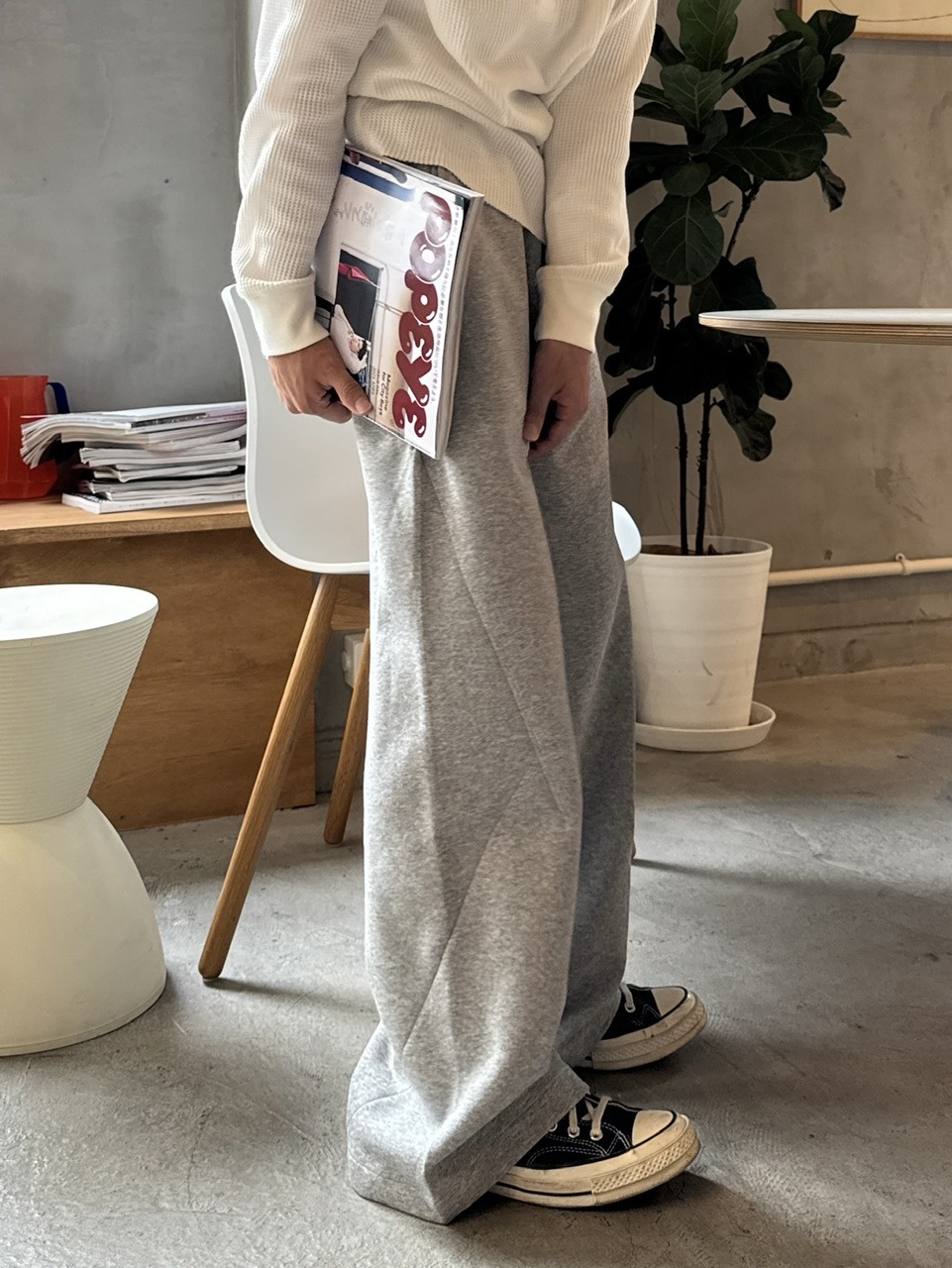 受注制【RENOL】stitch sweat pants