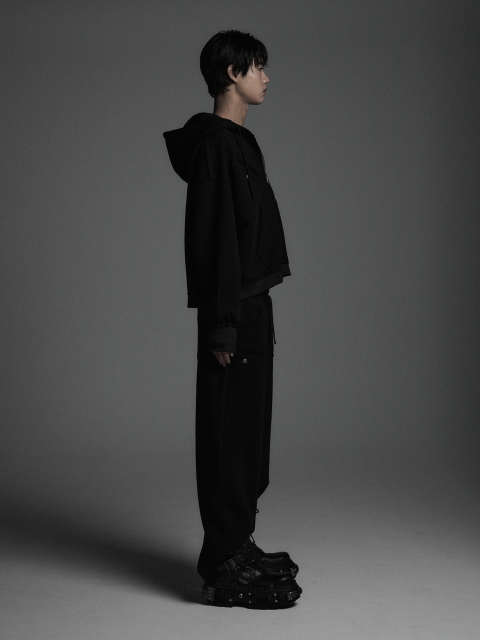 Rosen Kreuz】the taste“V” WIDE OVERFIT SET UP PANTS | OUR BRAND