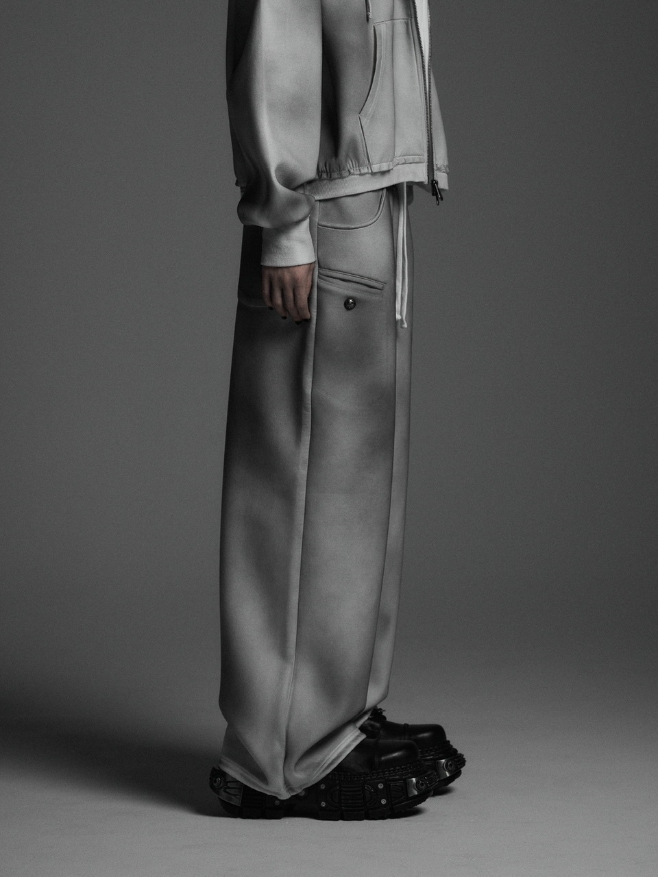 Rosen Kreuz】the taste“V” WIDE OVERFIT SET UP PANTS | OUR BRAND 