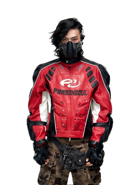 PERSONSOUL】Sheepskin Racing Jacket | OUR BRAND,PERSONSOUL