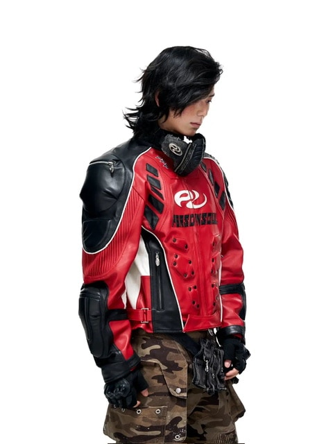 PERSONSOUL】Sheepskin Racing Jacket | OUR BRAND,PERSONSOUL