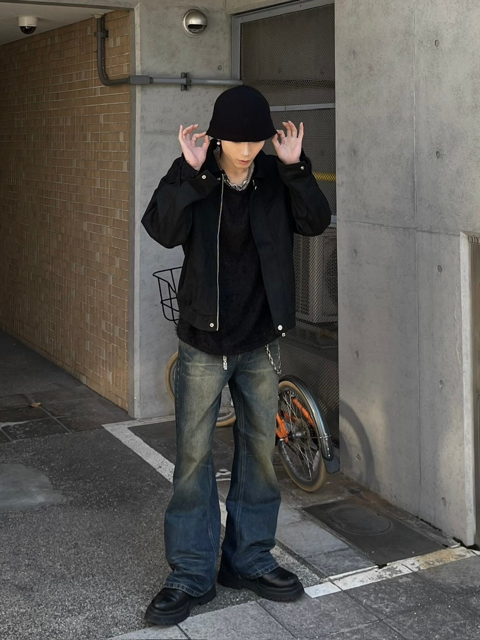 受注制【Chikashitsu +】sand suede blouson (2color) | OUR