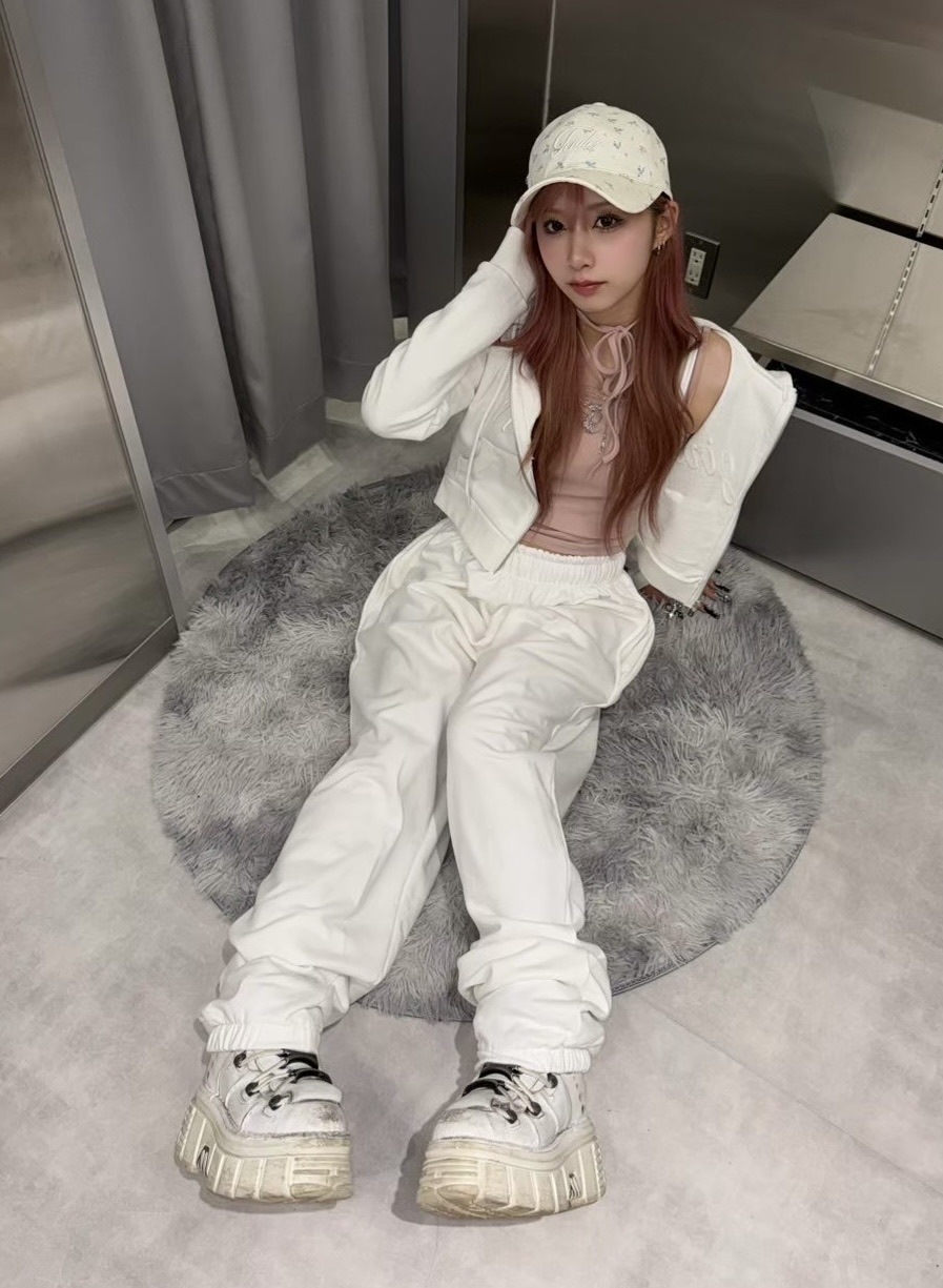 受注制【nmtc +】embroidery sweat pants (3color) / 【エヌエムティーシープラス】プリントロゴスウェットパンツ