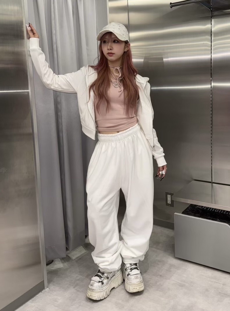 受注制【nmtc +】embroidery sweat pants (3color) / 【エヌエムティーシープラス】プリントロゴスウェットパンツ