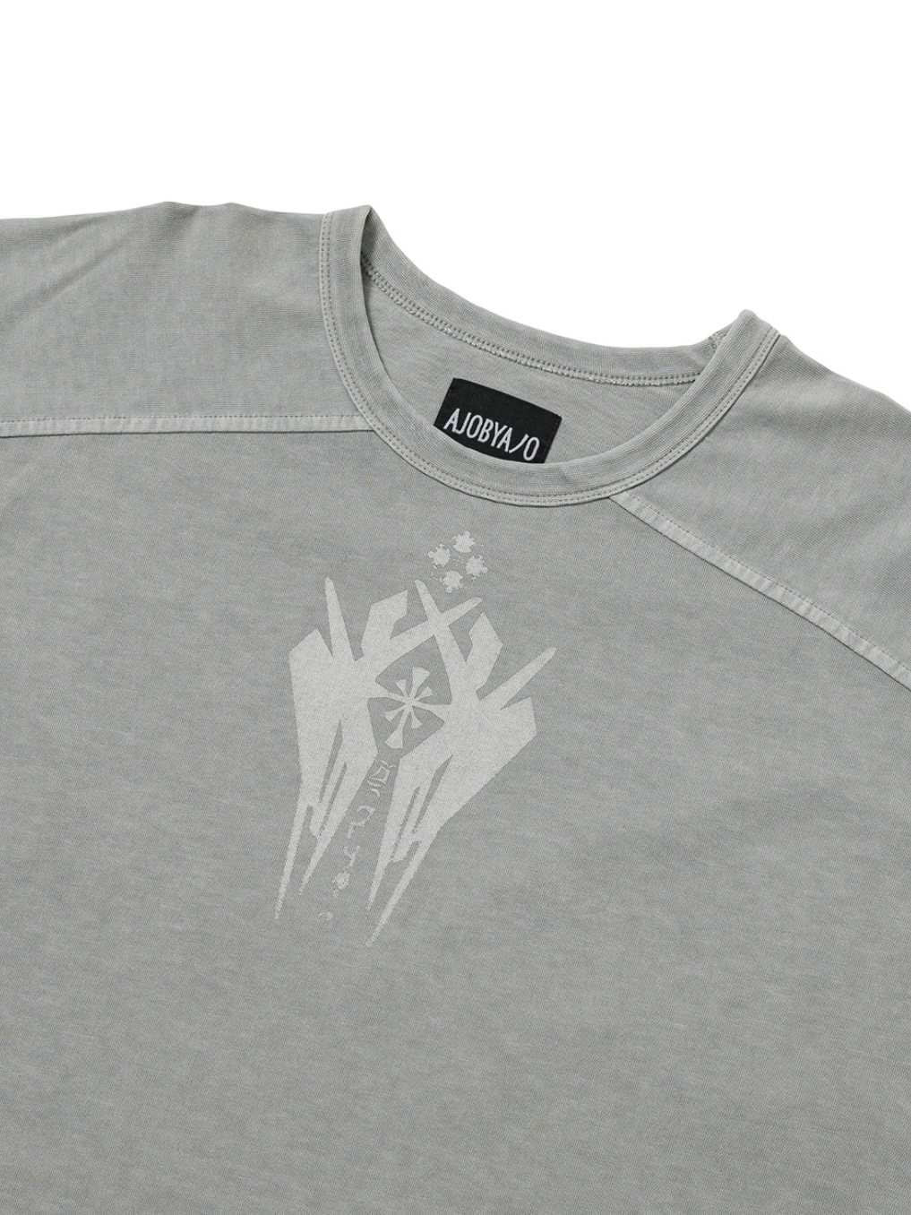 【AJO AJOBYAJO】25SS★ Cross Symbol Washed Raglan T-Shirt MUSINSA | AJOBYAJO Cross Symbol Washed Raglan T-Shirt [PINK]