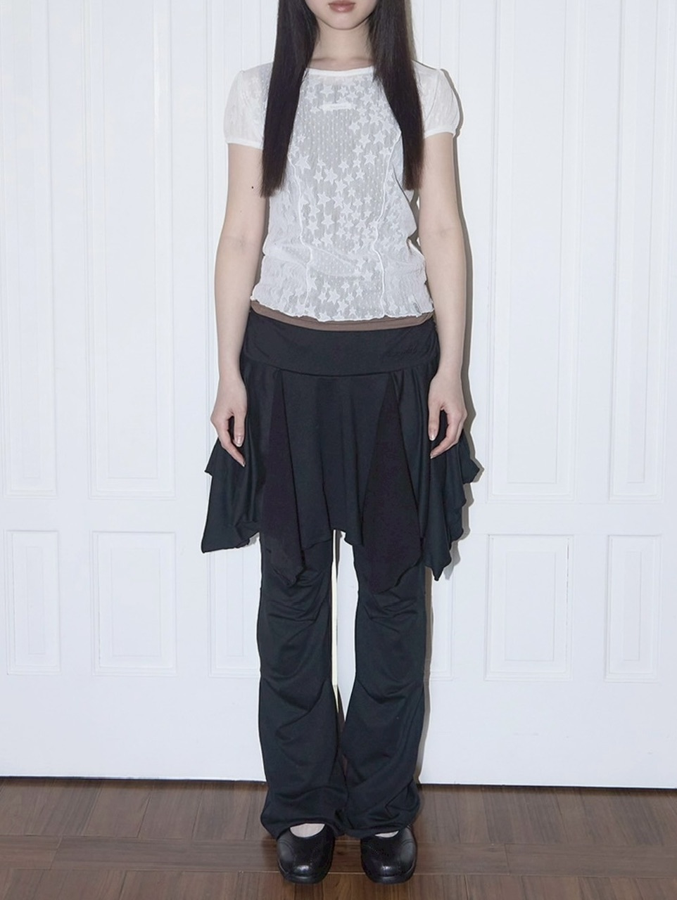 ■FANCY CLUB■ WAVE PUFF LACE TEE (2色) FANCY CLUB】Wave Puff Lace Tee | OUR BRAND,FANCY CLUB