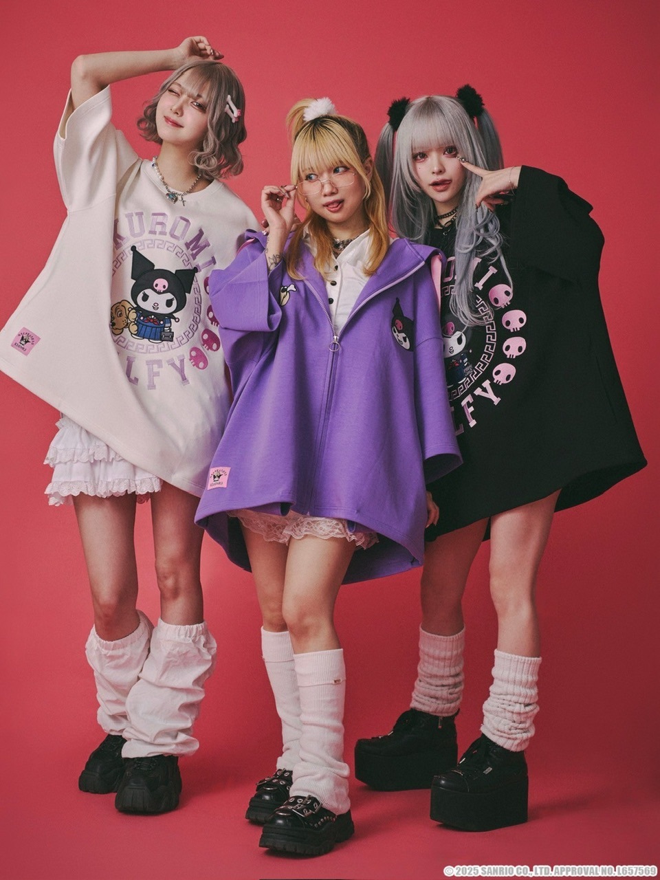 【GALFY×KUROMI】みんな大好きボンディングBIG TEE　